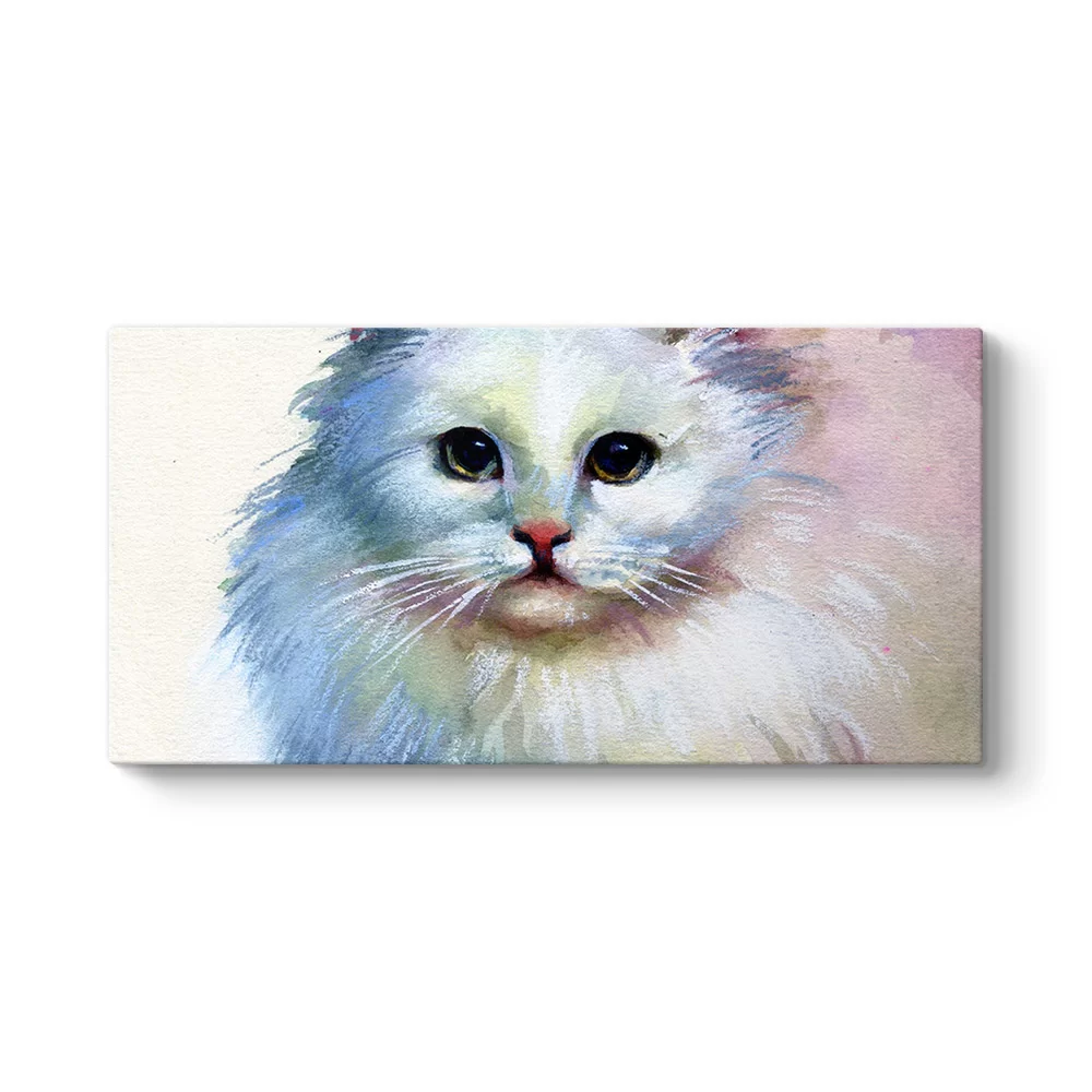 SuluBoya Kedi Tablosu - Model 5